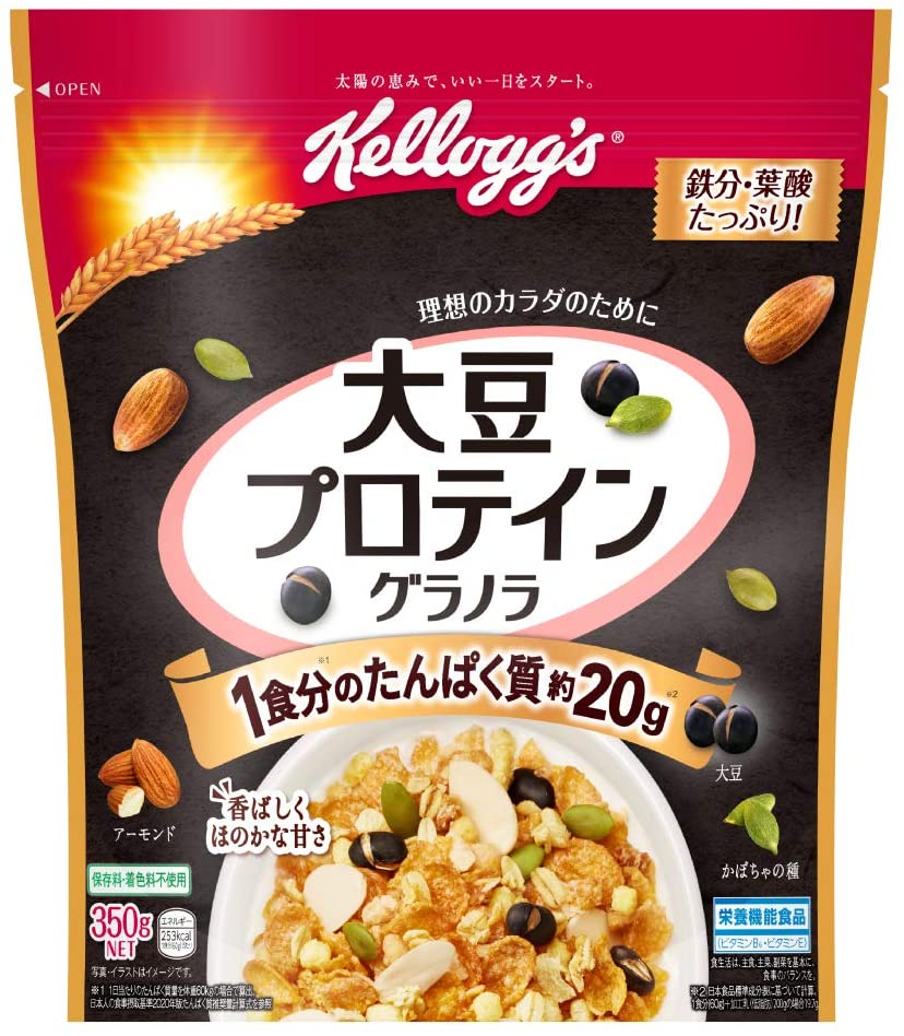  ケロッグ 大豆プロテイングラノラ 350g×6袋