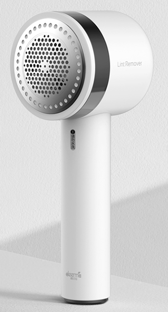 USB充電式　粘着クリーナー内蔵電動毛玉取り