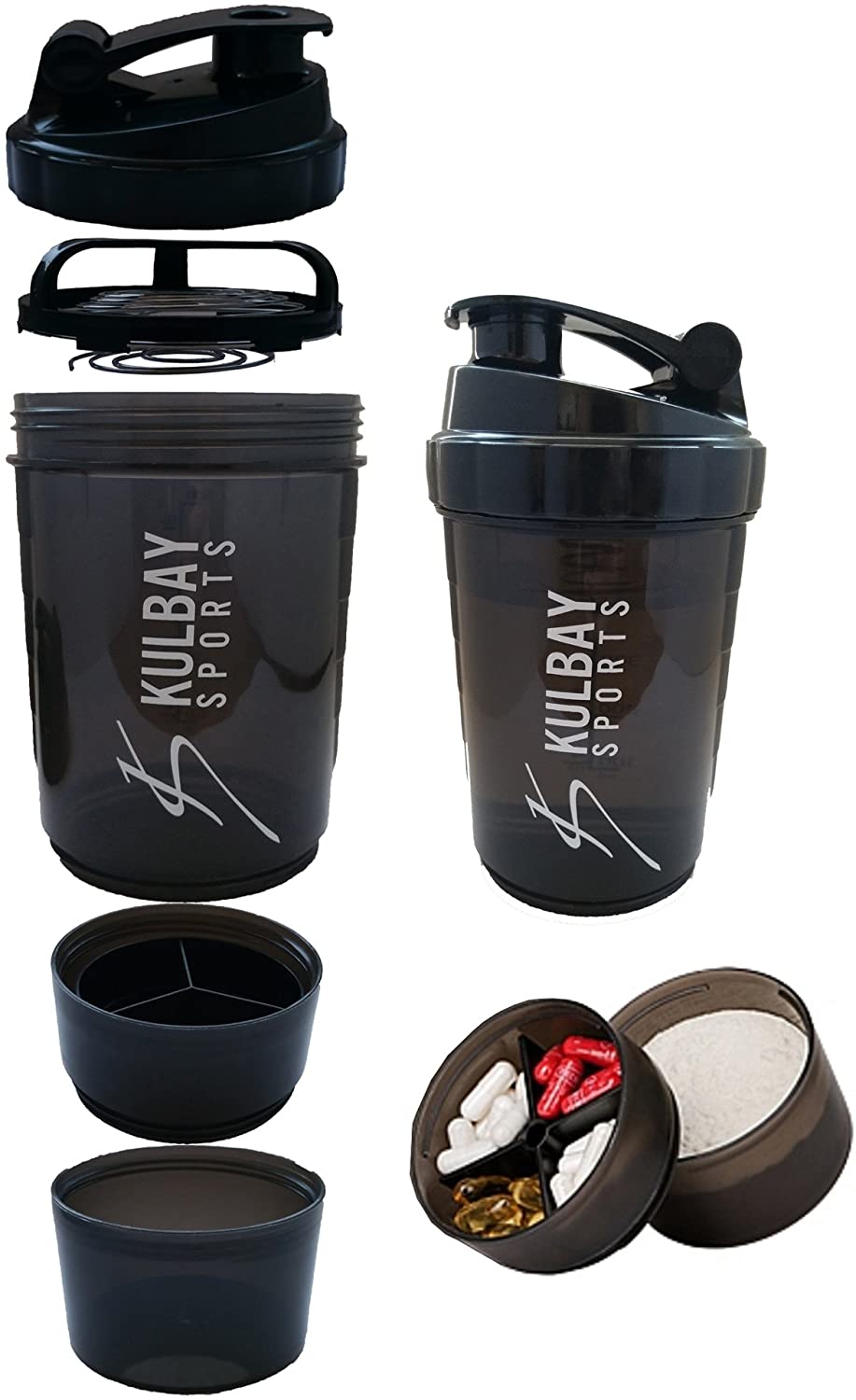 Kulbay Sports/2.0 プロテインシェイカー 600ml