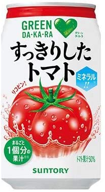サントリー GREEN DAKARA(グリーン ダカラ) すっきりしたトマト 350g缶×24本入