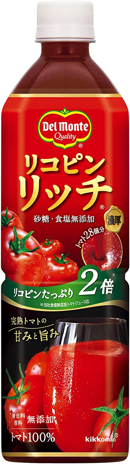 デルモンテ リコピンリッチ トマト飲料 900g×12本