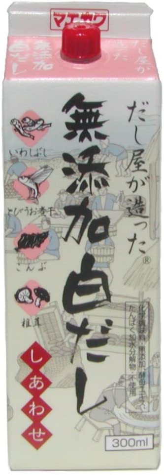 だし屋が造った無添加白だし しあわせ(GL) 300ml 