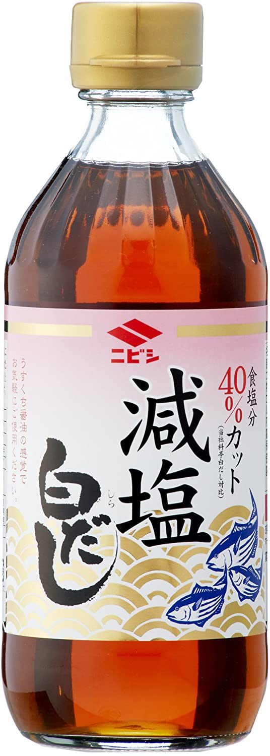 ニビシ醤油 減塩白だし 360ml 