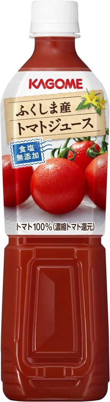 カゴメ ふくしま産トマトジュース食塩無添加 スマートPET 720ml×15本