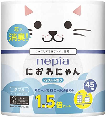 ネピア におわにゃん 消臭ロング トイレットロール