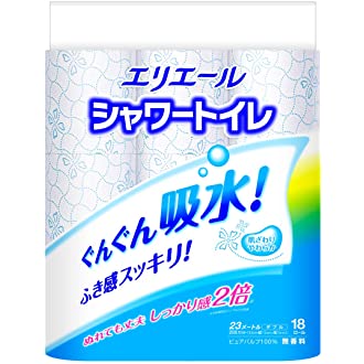 エリエール　シャワートイレ　トイレットペーパー