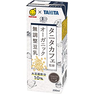 マルサン タニタカフェ監修 オーガニック 無調整豆乳