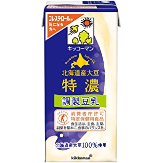 キッコーマン 北海道産大豆特濃調製豆乳 