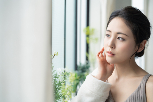 Beauty,Concept,Of,A,Young,Asian,Woman.,Skin,Care.,Body