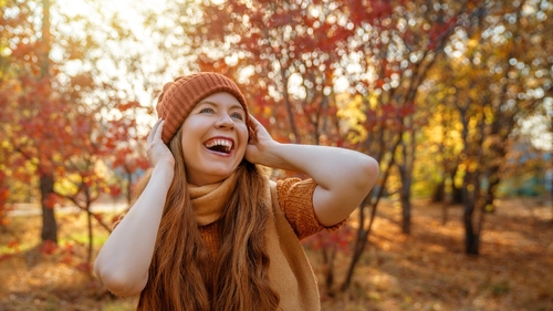 Happy,Fall,,Healthy,Autumn.,Outdoor,Lifestyle,Portrait,Of,Young,Beautiful