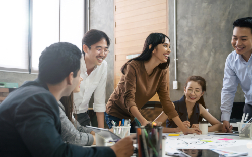 Group,Of,Asian,Business,People,Team,Meeting,In,Modern,Office